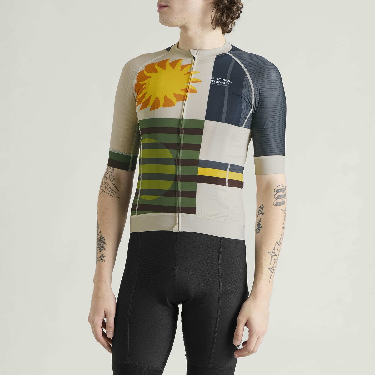 Pas Normal Studios Men's Mechanism International Jersey in Aop International Sand