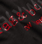 RAG & BONE - Logo-Print Cotton-Jersey T-Shirt - Black