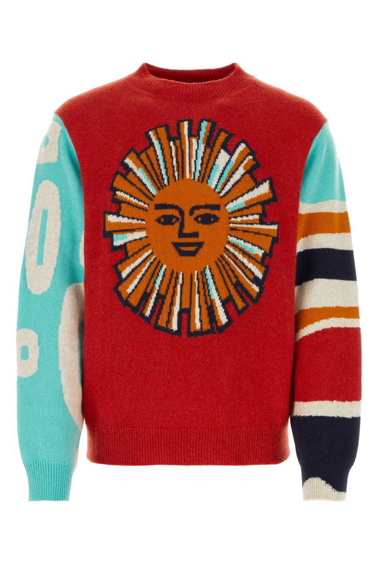 Photo: The Elder Statesman Red Cashmere Sweater