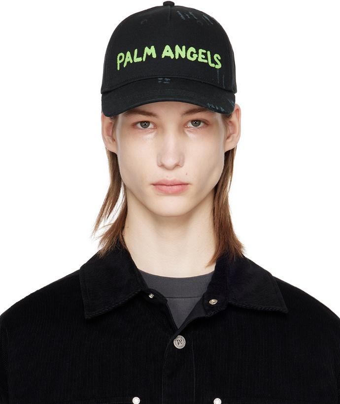Photo: Palm Angels Black Logo Cap