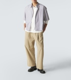 Studio Nicholson Kuyto cotton jersey Henley shirt