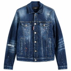 Dsquared2 Men's Dan Jean Jacket in Navy Blue