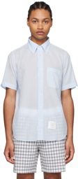 Thom Browne Blue Pocket Shirt