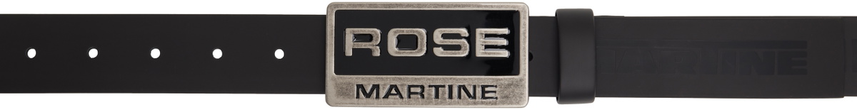 Martine Rose Black Rubber Tyre Belt