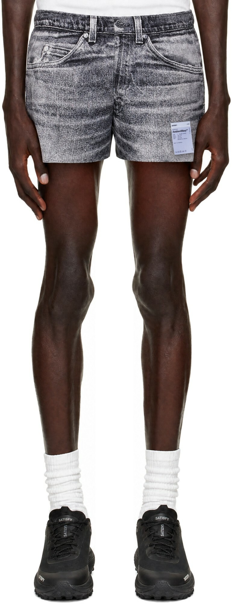 Satisfy Gray PeaceShell Unlined Shorts