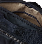 Porter-Yoshida & Co - Things Nylon-Twill and Cubic Eye-Piqué Belt Bag - Blue