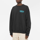 Sporty & Rich Men's Sports Crew Sweat in Black/Teal