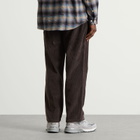 FrizmWORKS Men's Corduroy Wide One Tuck Pants in Charcoal