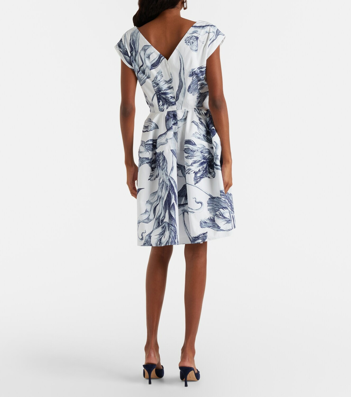 Erdem Floral cotton minidress