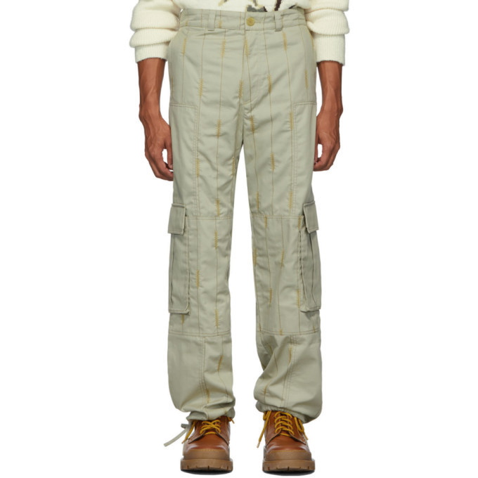 Photo: Jacquemus Beige Le Pantalon Ble Trousers