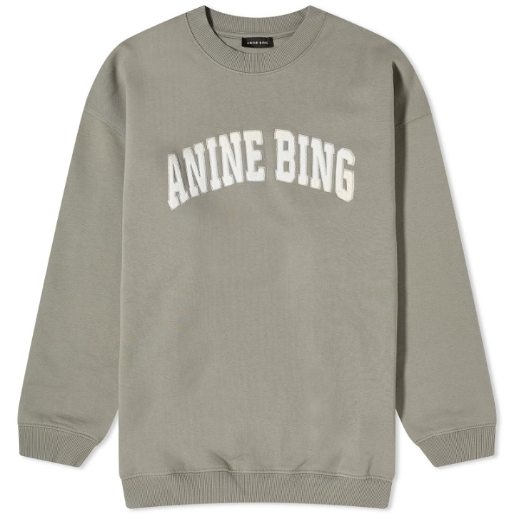 Photo: Anine Bing Women's Tyler Sweatshirt in Dark Grey