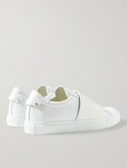 GIVENCHY - Urban Street Smooth and Croc-Effect Leather Slip-On Sneakers - White