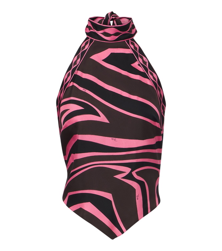 Photo: Pucci Labirinto silk twill scarf top