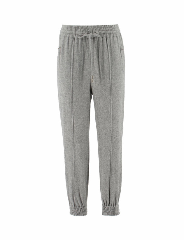 Photo: Ermanno Scervino Drawstring Waist Rib Trim Track Pants