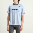 Bandit Men's Drift SS Printed Performance T-Shirt in Undulating Gradient Check/Breeze Blue/Light Breeze Blue