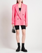 Msgm Womens Blazer Fuchsia