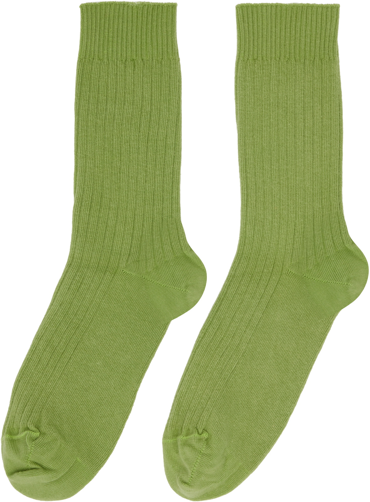 Baserange Three-Pack Multicolor Rib Overankle Socks