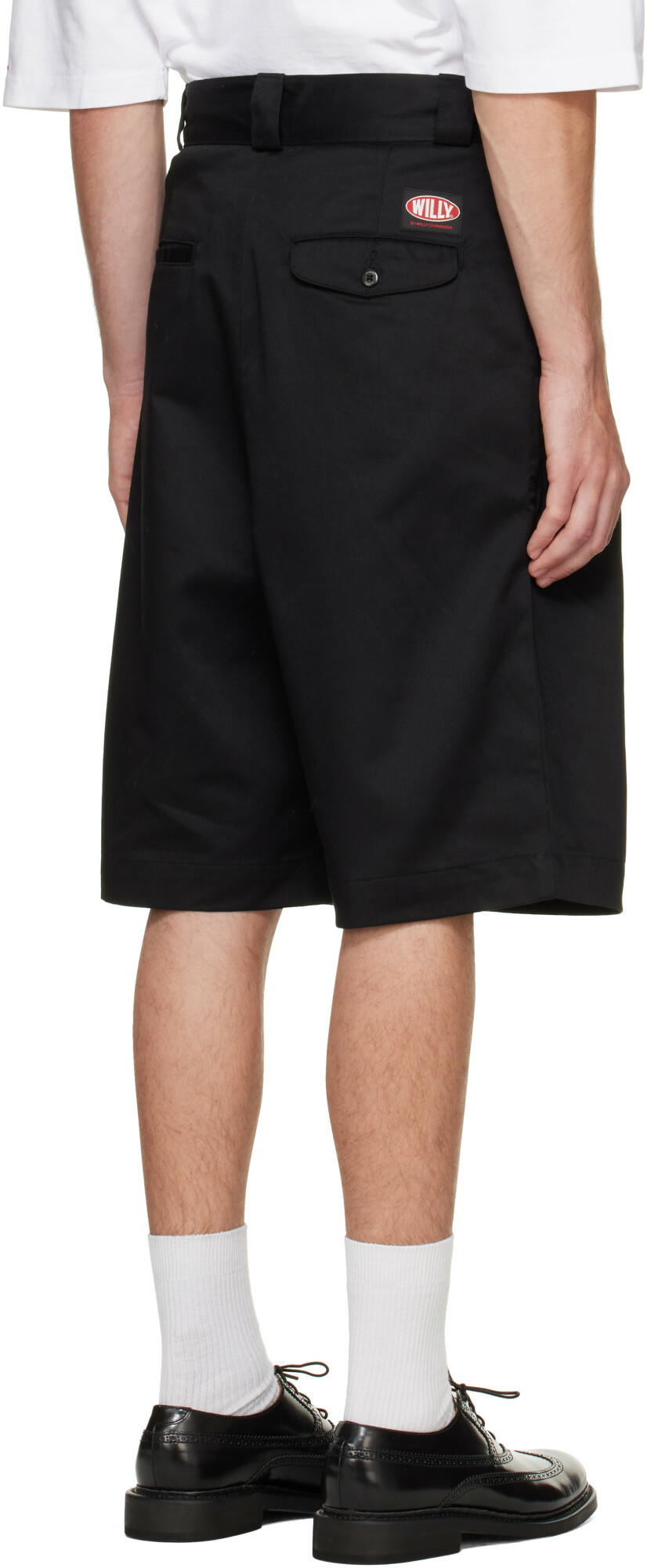 WILLY CHAVARRIA Black Borracho Shorts