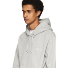 Helmut Lang Grey Standard Monogram Hoodie