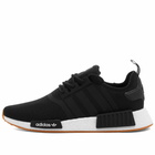 Adidas Men's NMD_R1 Primeblue Sneakers in Core Black/Gum