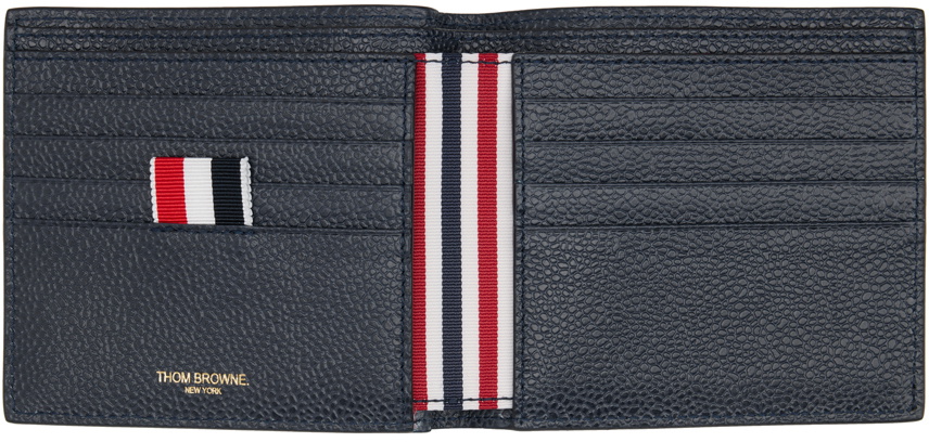 Thom Browne Navy Anchor Wallet