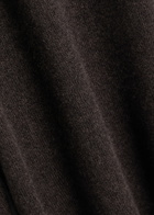 Reformation Jett Turtle-neck Cashmere top Dark Brown