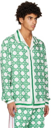 Casablanca Green 'Le Monogramme' Shirt