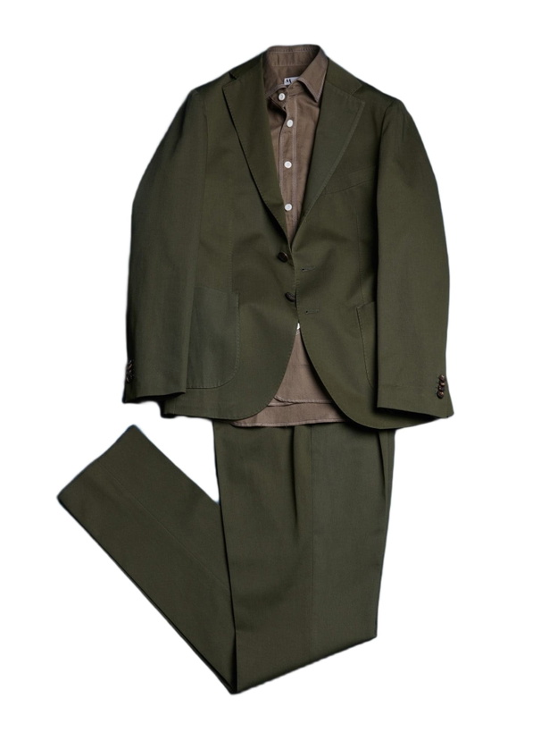 Photo: doppiaa Aadroant Green Cotton Suit