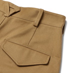 BOTTEGA VENETA - Wide-Leg Cotton-Twill Trousers - Brown