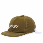 Satisfy Men's PeaceShell™ Running Cap in Oil Green 