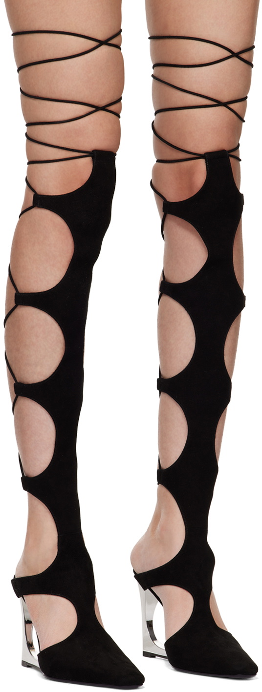 Les Petits Joueurs Black Venus Heels
