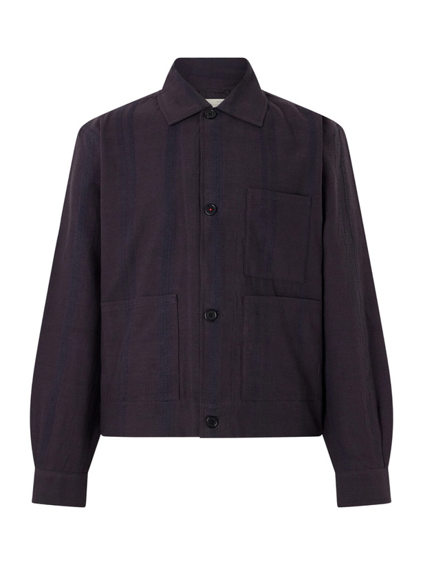 Photo: Kardo - Bodhi Cotton-Jacquard Jacket - Black