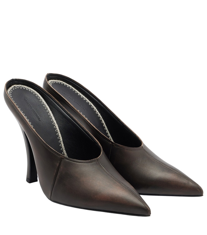 Photo: Magda Butrym Leather mules
