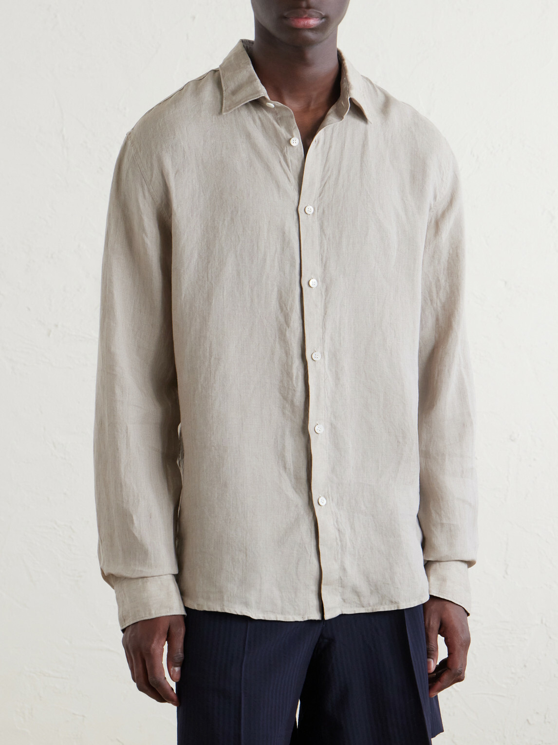 Sunspel - Linen Shirt - Neutrals