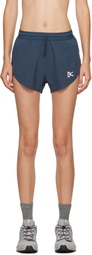 District Vision Navy 2in Split Shorts