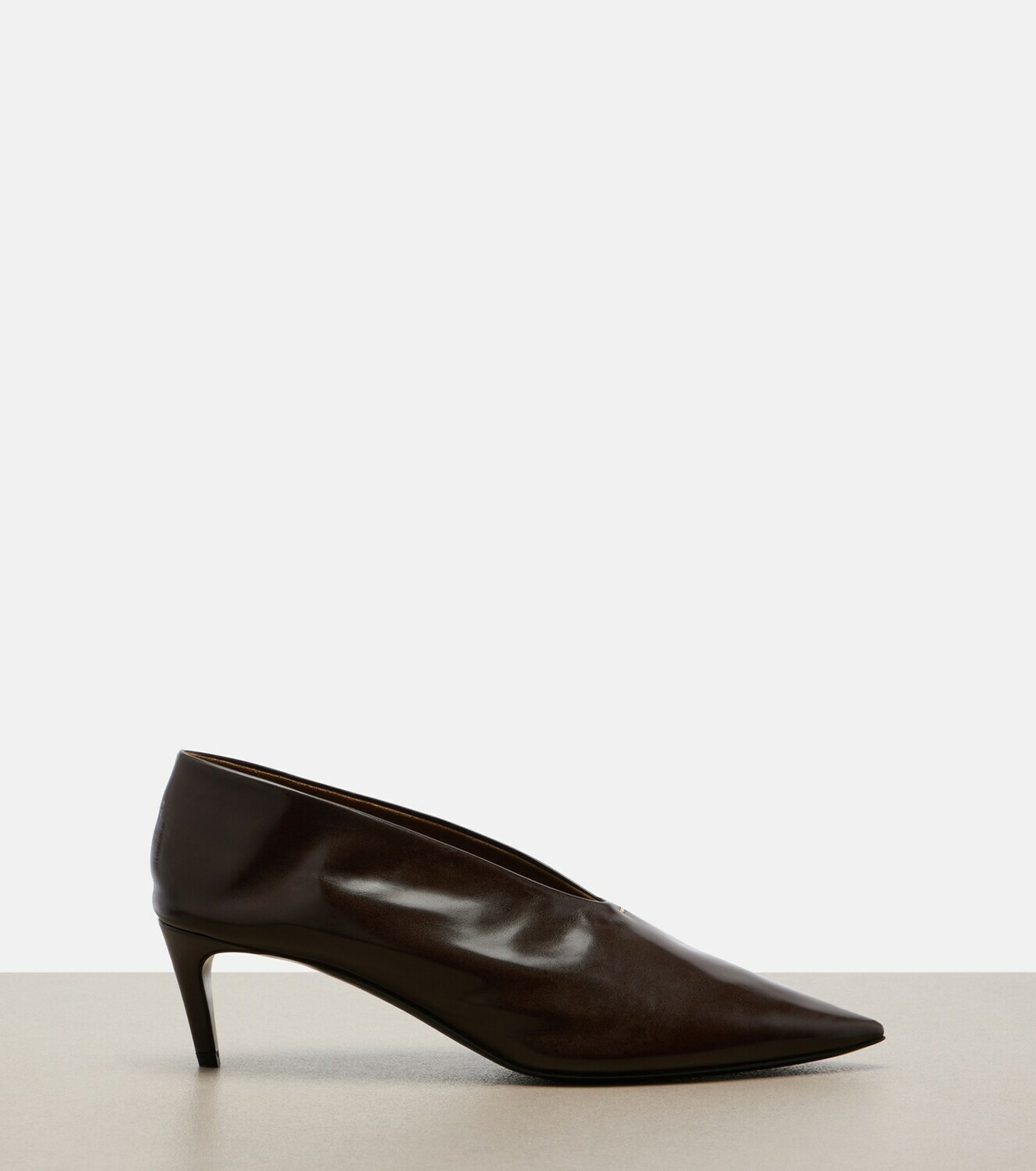 Khaite Miriam leather pumps