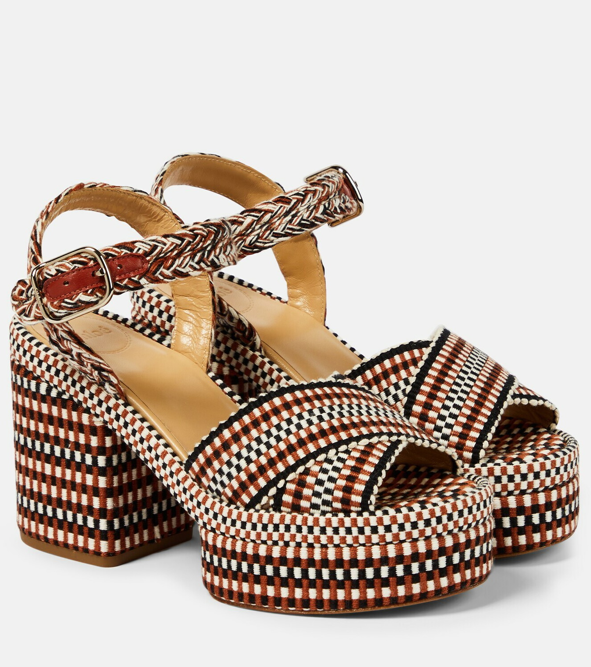 Chloé Odina jacquard sandals Chloe