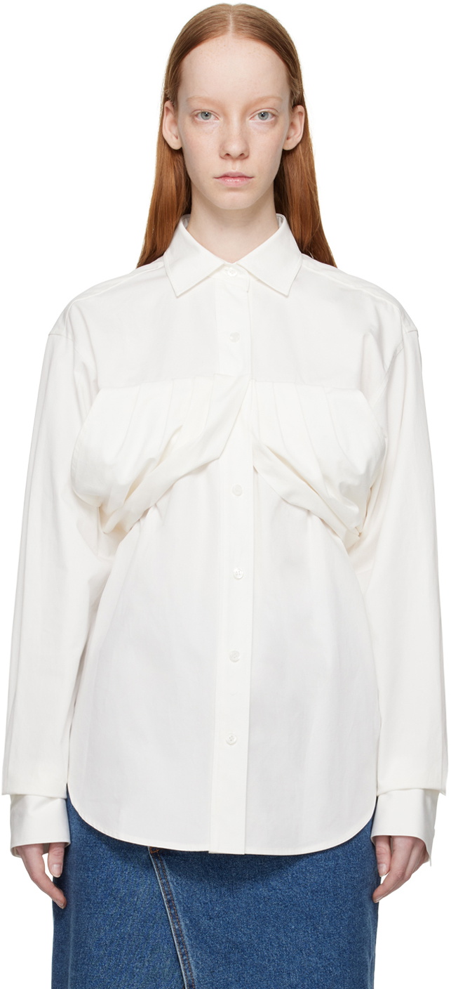 KIMHĒKIM White Reformed Shirt KIMHĒKIM