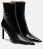 Tom Ford Julianne 85 leather ankle boots