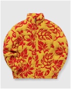 Erl Printed Quilted Puffer Woven Orange|Yellow - Mens - Down & Puffer Jackets