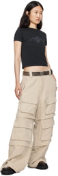 MISBHV Taupe Cracked Belt