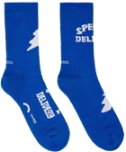 SOCKSSS Two-Pack Blue & White Socks