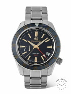 Grand Seiko - Pre-Owned 2021 Spring Drive GMT Automatic 44mm Titanium Watch, Ref. No. SBGE215