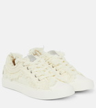 Zimmermann - Cotton terry low-top sneakers