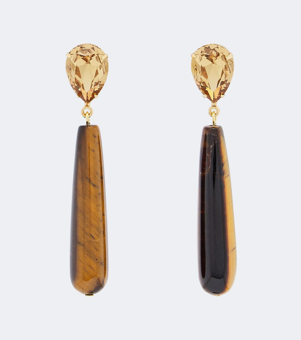 Jennifer Behr Caroline 18kt gold-plated earrings
