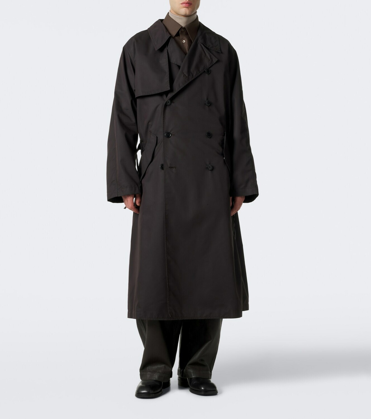 Lemaire Cotton-blend gabardine trench coat