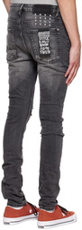 Ksubi Black Van Winkle Chop Up Jeans