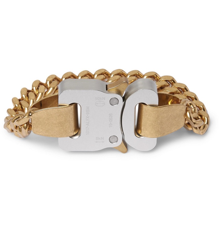 Photo: 1017 ALYX 9SM - Gold and Silver-Tone Bracelet - Gold
