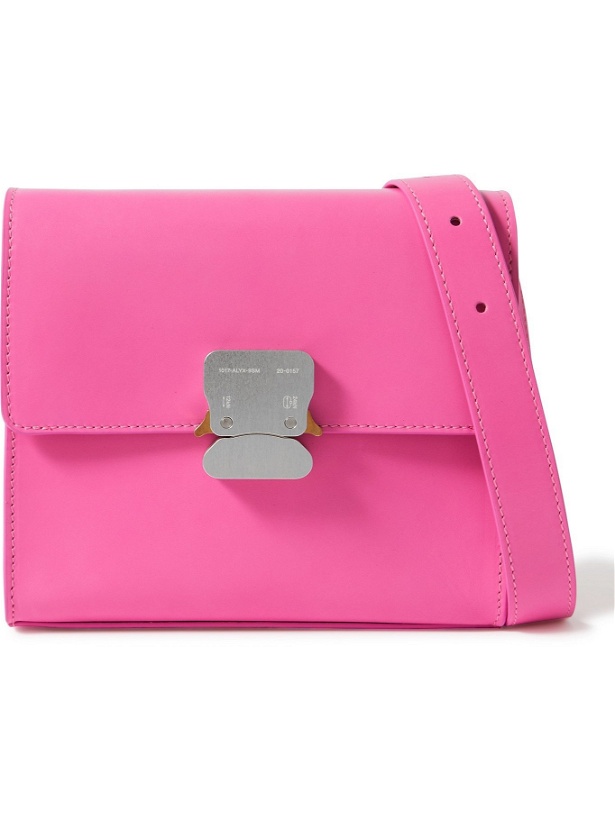 Photo: 1017 ALYX 9SM - Small Leather Messenger Bag - Pink