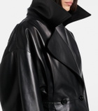 Balenciaga Double-breasted leather jacket